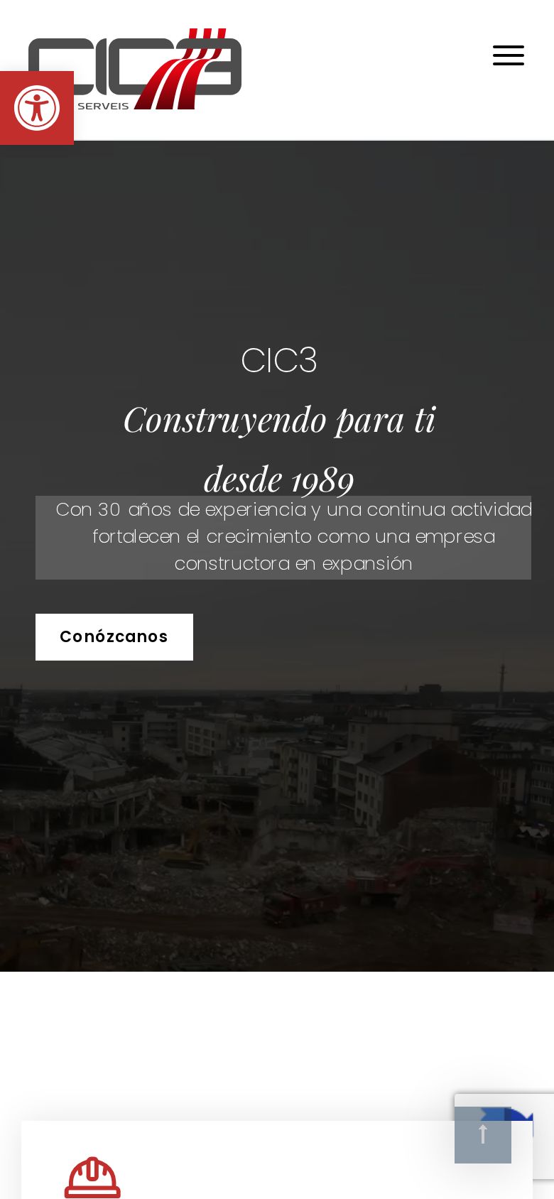 Versión móvil de la web de CIC3